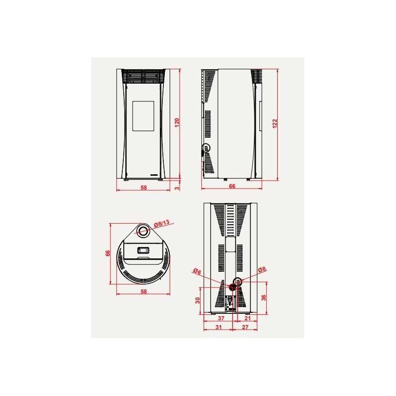 Stufa A Pellet Palazzetti Ecofire Vivienne Us Kw Pro Stelle