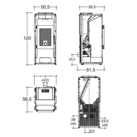 Stufa A Pellet Caminetti Montegrappa Alpina Mp Aup Kw Stelle