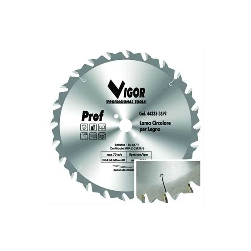 Circular blade for wood HM d. 350 F.30 24 teeth