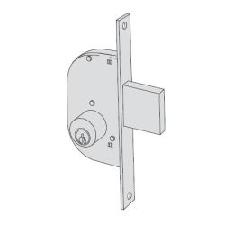 Cisa 42120 lock wheeling mortise for gates