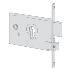 Serratura Cisa 44120 infilare per fascia h 82