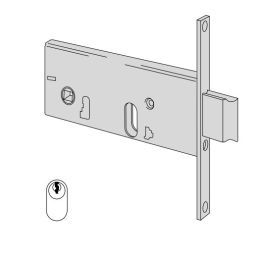 Serratura Cisa 44155 infilare per fascia h 64