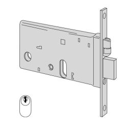 Serratura Cisa 44470 infilare per fascia h 77