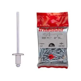 Rivetti in Acciaio INOX A2 TT 4x 8 conf. 100 pz
