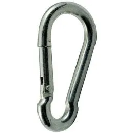 Moschettoni tipo Pompiere in acciaio INOX