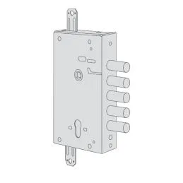Serratura Cisa 56505.28.B ingranaggi per porta blindata