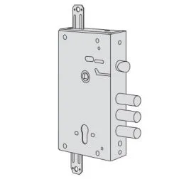 Cisa lock 56515.58.B.00.PG with gears for armored door