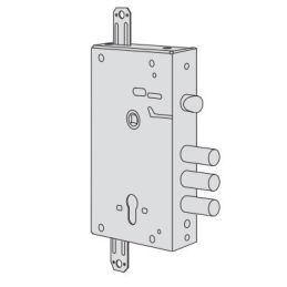 Cisa lock 56515.58.B.00.CA with gears for armored door