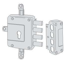 Serratura di sicurezza da applicare CISA 56172 quintupla