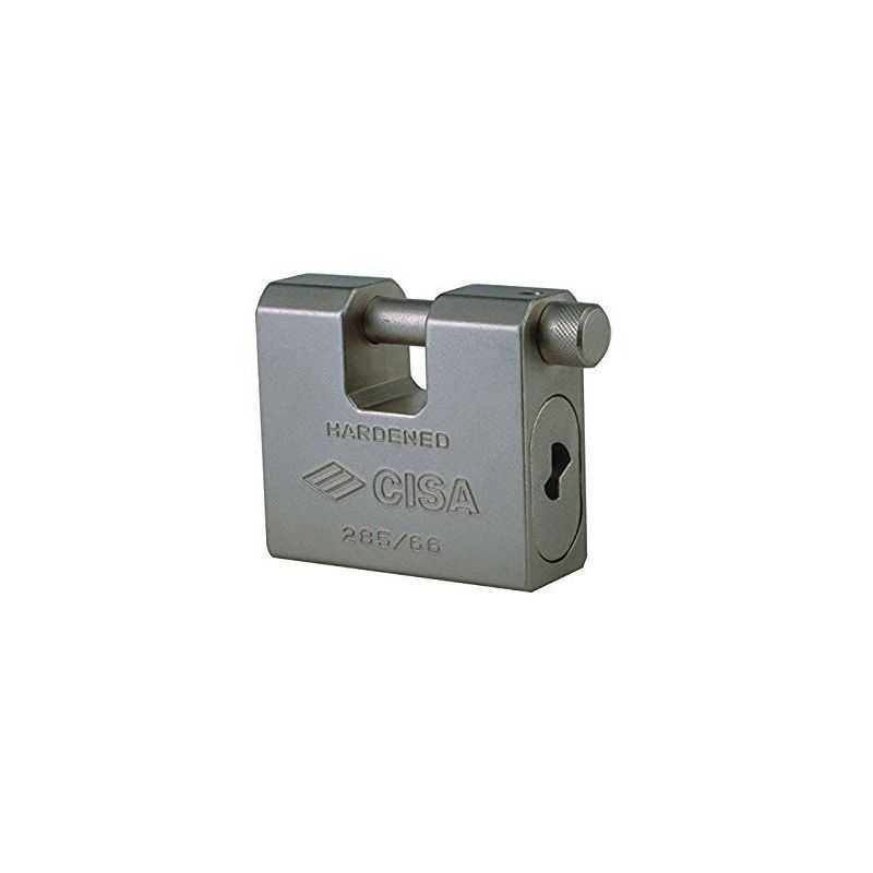 Cisa 28550 steel armored monobloc padlock LIM profile