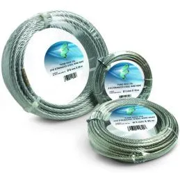 Inox Steel wire rope 49 diam. 4 mm roll 10 mt.