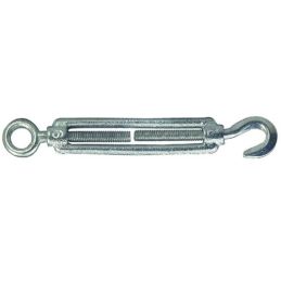 Galvanized steel eye/hook turnbuckle