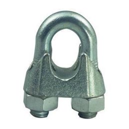 U-bolt clamp for galvanized steel ropes