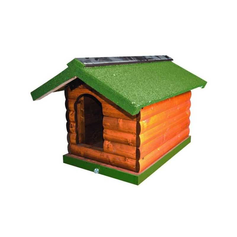 Casetta per cani (cuccia) 76x100x77 Tronchetto in legno