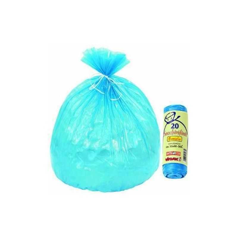 Bags for separate waste collection 50x60 Blue (20 pcs)