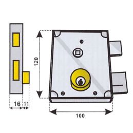 Lock to apply Fangazio FPB 611 short cyl