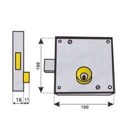 Lock to apply Fangazio FPB 610 short cyl