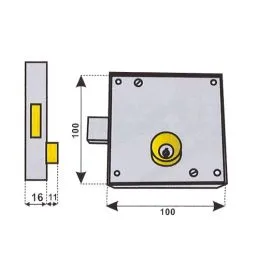 Lock to apply Fangazio FPB 610 short cyl