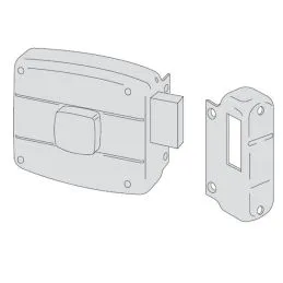 Serratura Cisa 50131 applicare per porte in legno