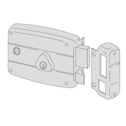 Serratura Cisa 50471 applicare per porte metallo