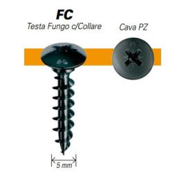 Viti per legno PANEL VIT FC PZ Zincate nere