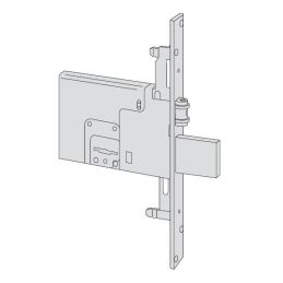 Serratura Cisa 57325 infilare doppia mappa per fascia triplice