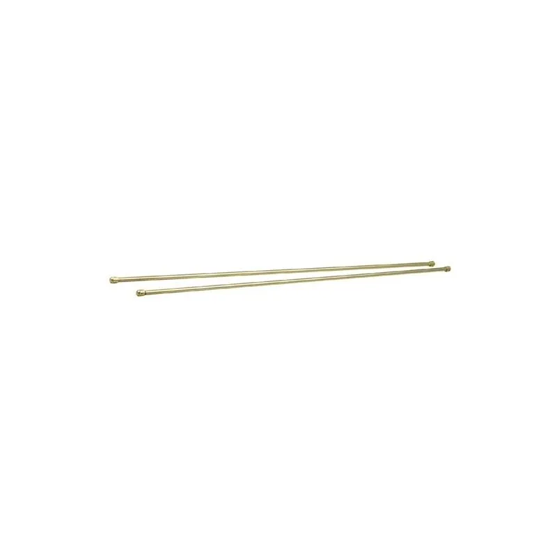 Bacchetta per tenda in ottone d.7x400 regolabili (coppia)