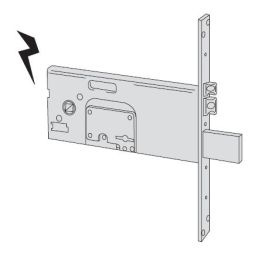 Cisa 17352 electric lock threading double map by band