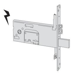 Cisa 17357 electric lock threading double map by band