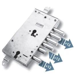 Security door lock Mottura 89.8589MR/Q Euro profyle for EURODOOR