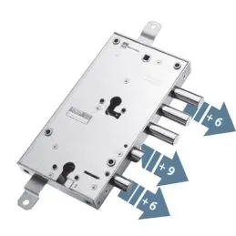 Security door lock Mottura 89.8595GR/1 Euro profyle for GREG