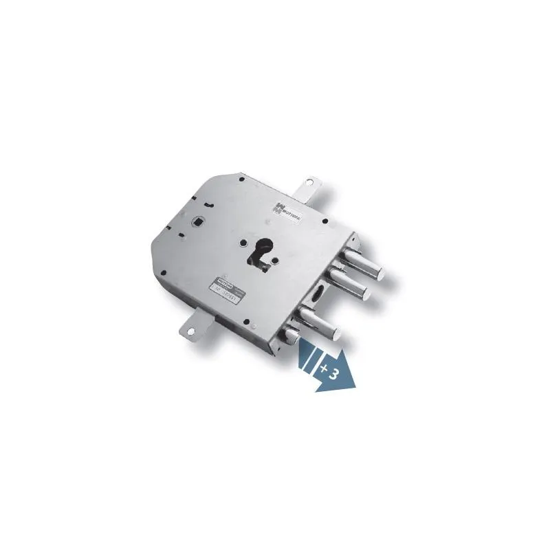 Security door lock Mottura 89.8555MET Euro profyle for METALNOVA