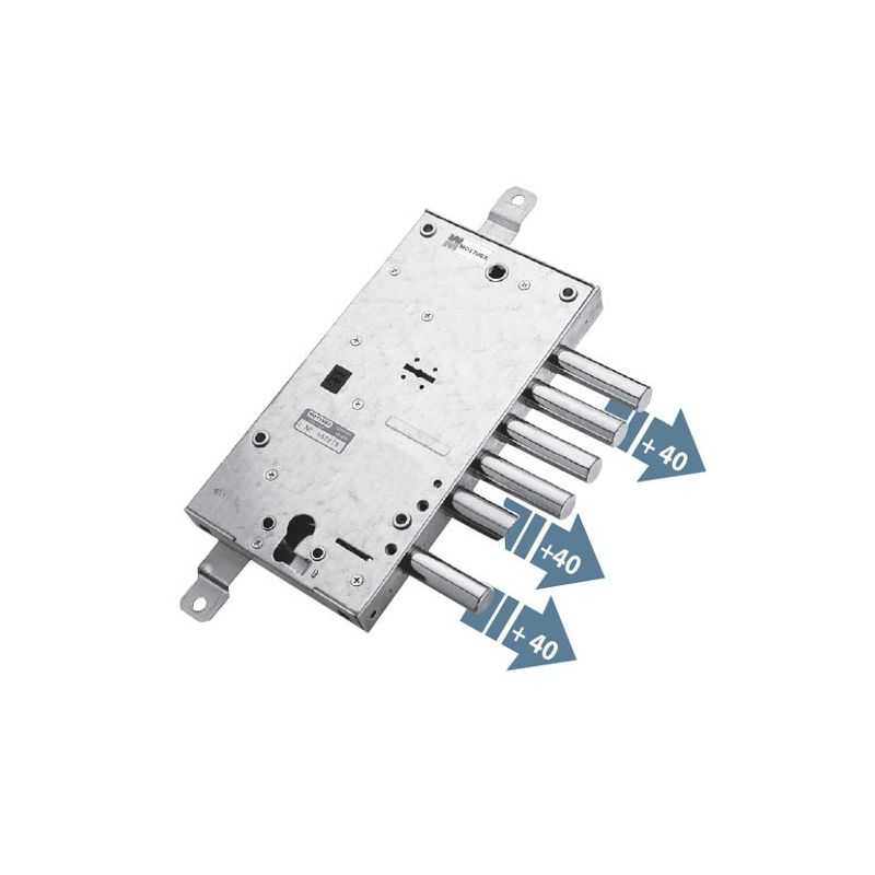 Serratura porta blindata Mottura 89.587/PAN1 plurisistema PAN