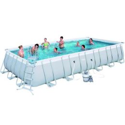 Piscina esterna rettangolare BestWay 56475 Power Steel 732x366