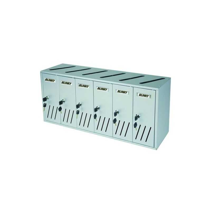 Blinky C-6 condominium mailbox 6 seats aluminum