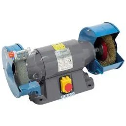 Mola da banco con spazzola Fervi 0554 diam.200 0.9 Kw