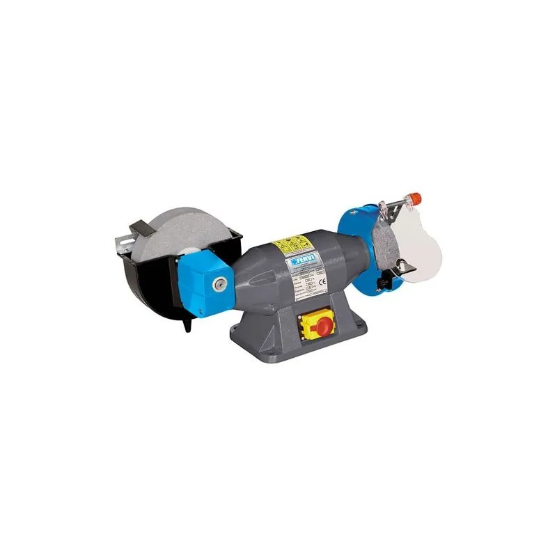 Mola da banco con affilatrice ad acqua Fervi 0377 0.52 Kw Mola da banco con affilatrice ad acqua Fervi 0377 0.52 Kw