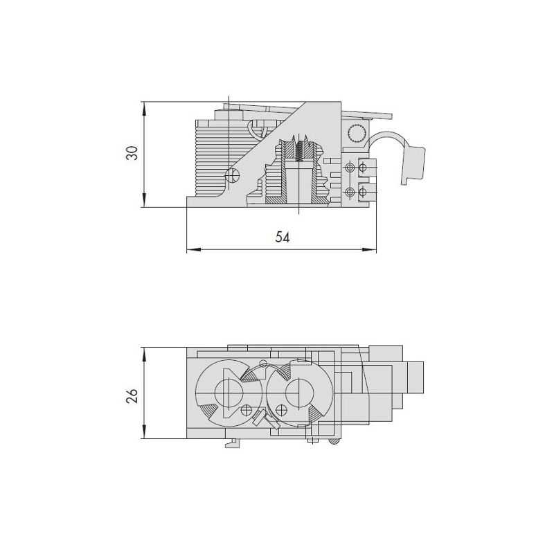 CISA Coil Group 07118 for electric lock (BLACK)