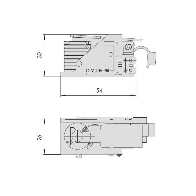 CISA 07120 coil unit for electric lock (BLUE)