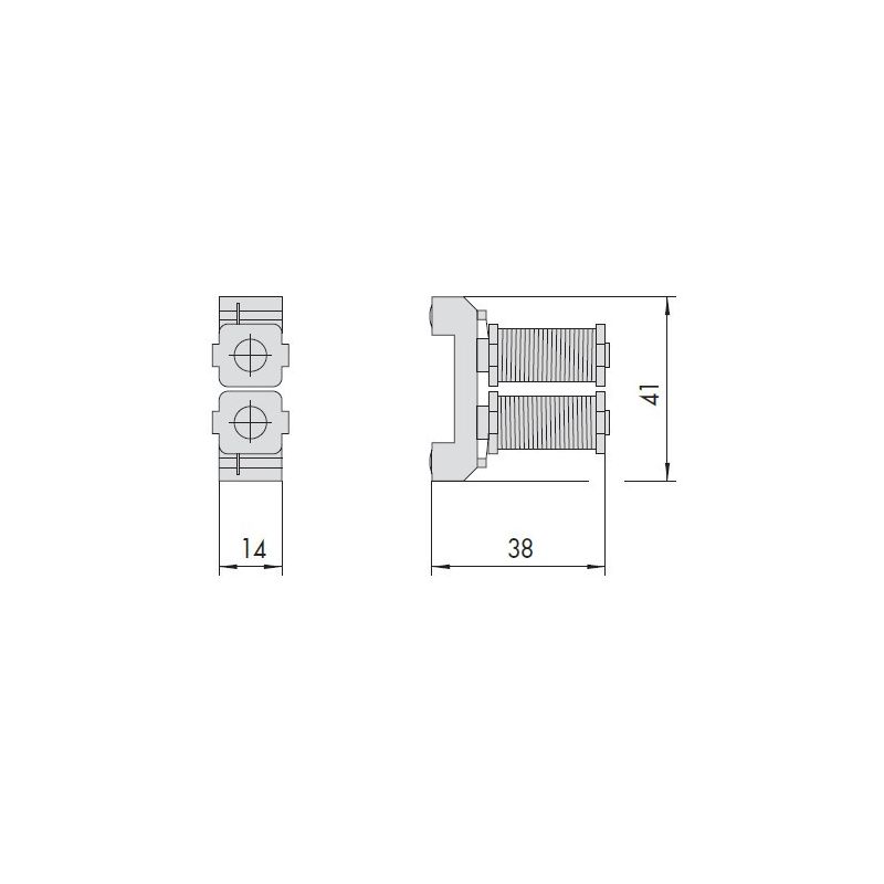 Gruppo Bobina 12V CISA 07009.00 per serrature infilare