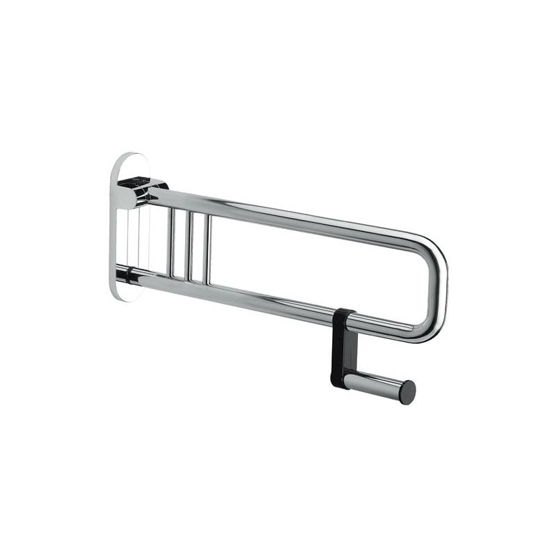 Maniglione ribaltabile bagno B9729 65 cm c/portarotolo Colombo