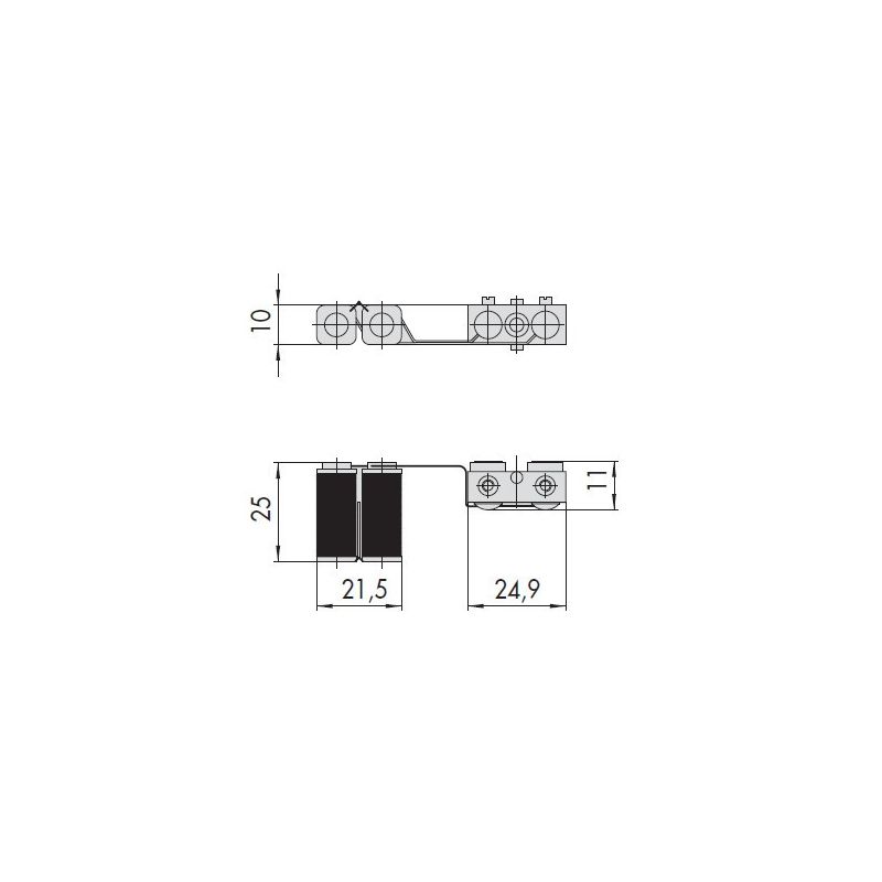 Gruppo Bobina 12V CISA 07013.00 per serrature infilare