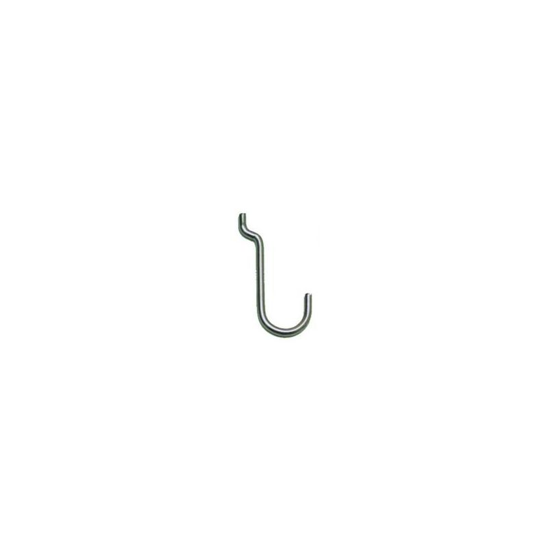 Nickel plated salamander hooks 400/5 (100 pcs)