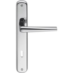 Door handle Robotre Colombo Design CD91R on plate