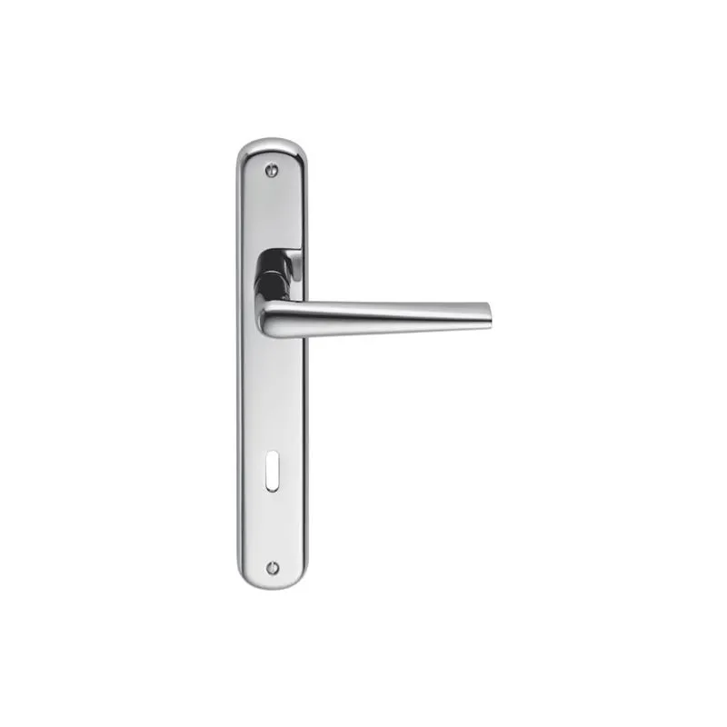 Door handle Robotre Colombo Design CD91R on plate Door handle Robotre Colombo Design CD91R on plate