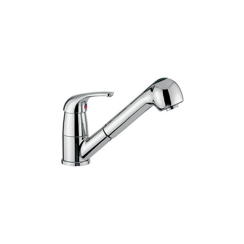 Sink mixer with Paffoni 183 hand shower