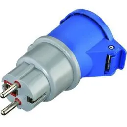 Adattatore CEE 2P+T 16A 250 V attacco SCHUKO 16A