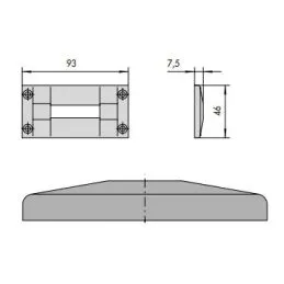 Cisa nylon counterplate 06062 00