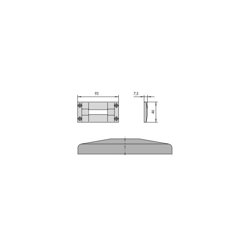 Cisa nylon counterplate 06062 00