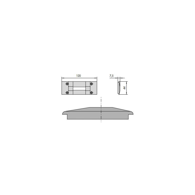 Cisa nylon counterplate 06072 00